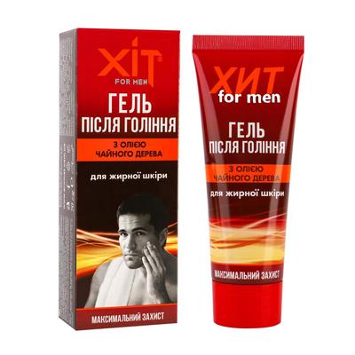 Tea Tree Aftershave-Gel für fettige Haut mit Teebaumöl, 70 g