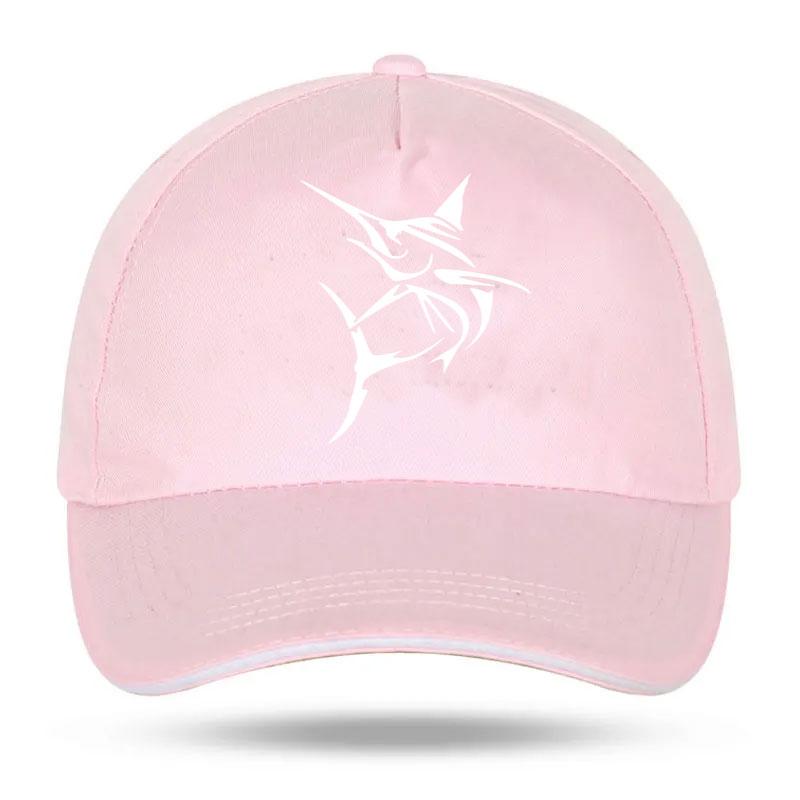 Marlin Fish Large swordfish Fishing Print Baseball Cap Unisex Women Parent-child Hats Outdoor Adjustable Caps Trucker Hat wayne