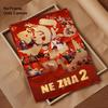 Chinese Anim Nezha Painting Calligraphy HD Canvas Poster living room bedroom bar aesthetic decoration