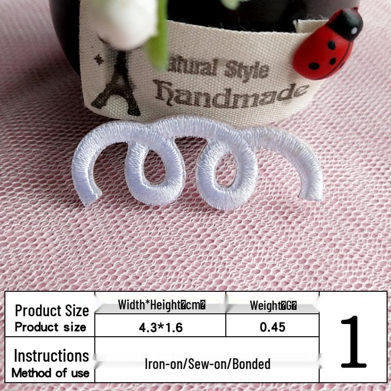 In Stock: Cute Mini Star Embroidery Patch for Clothing Decoration