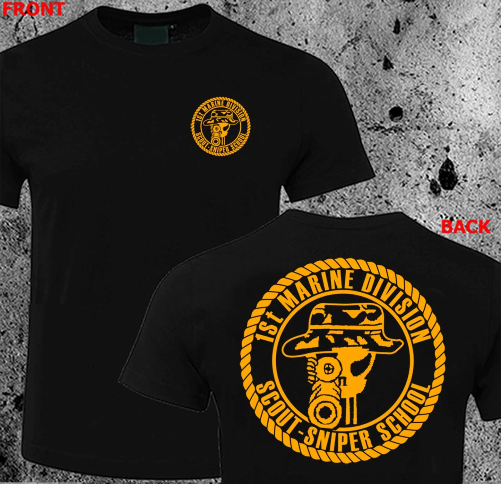 NEW Scout Sniper School Marines Division T - SHIRT HQ Unisex T-Shirt L