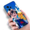 Cute P-Pikachu Black Silicone Phone Case For Xiaomi Redmi Note 9 10 11 11S 11T 12 13 Pro 5G Plus 9S 10S 12S