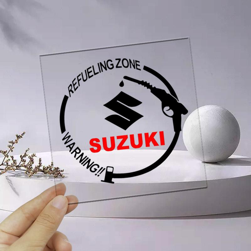 Car Badge Vinyl Reflective Fuel Tank Cap Stickers Decal Accessories For Suzuki Jimny GW250 Samurai Vitara Swift Baleno SX4 Ignis Alto Splash Swace