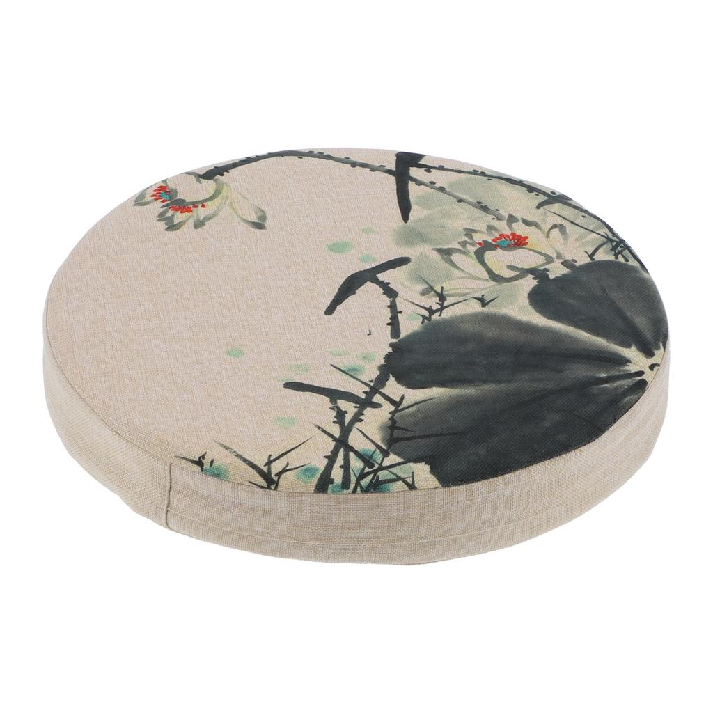 Cushion DirtResistant Removable Washable Chinese Style Cotton Linen Fabric Comfortable Thick