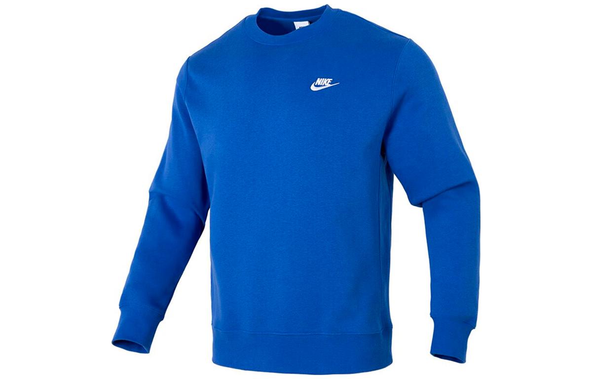 Nike Sweatshirts Men s Blue Crew Neck Thickened Regular BV2663-480 XXL