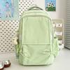Versatile Backpack Female Japanese Ins High Value Backpack Junior High School Student Schoolbag Lightweight Large Capacity Backpack