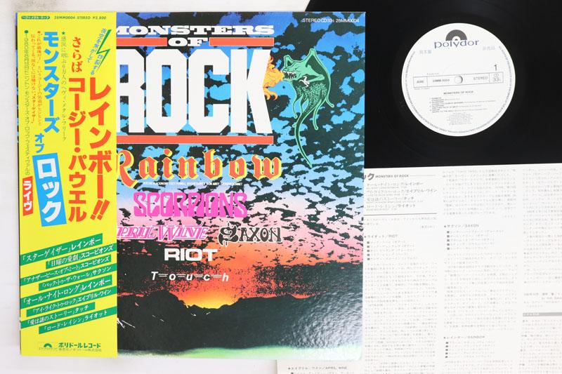 

LP Record VARIOUS RAINBOW SCORPIONS APRIL Monsters Of Rock 28MM0004PROMO POLYDOR 1980 Japan Obi Metal Used