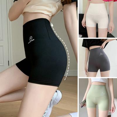Sportovní šortky Elegantní Jednobarevné Pružné vnitřní šortky Vysoká elasticita Svrchní oblečení Šortky Sportovní šortky Ženy Oblečení