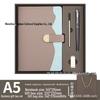 A5 Notebook & Thermos Cup Set: Custom Gift Box with Temperature Display Cup for Business Gifts