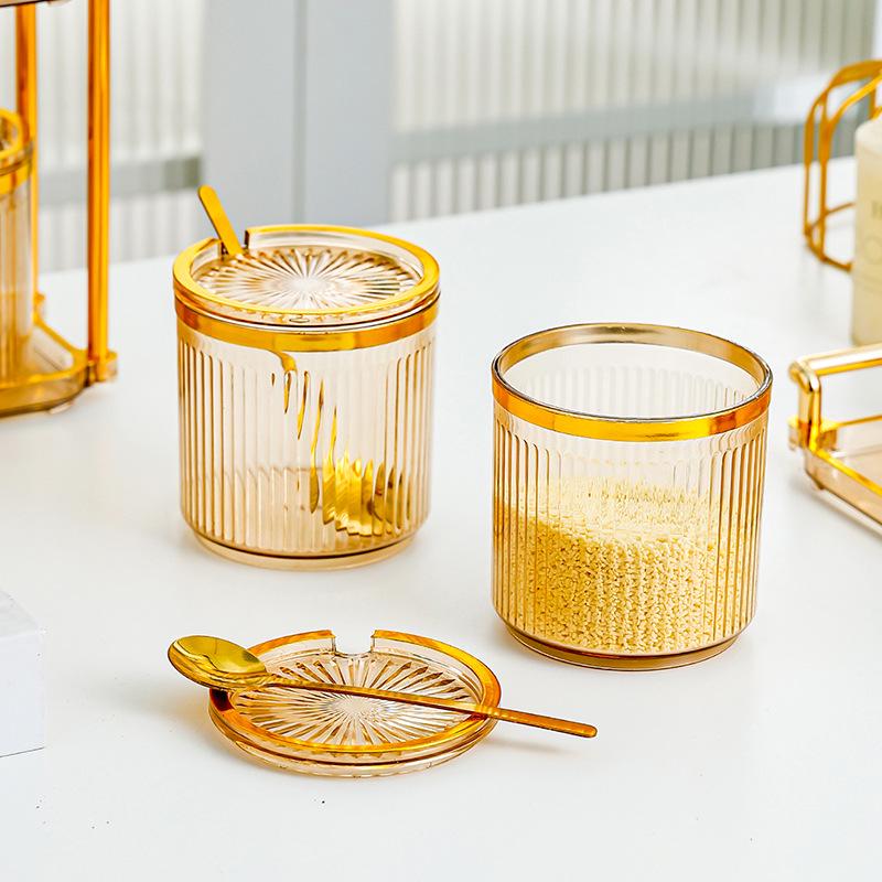 Luxury Kitchen Spice & Salt Jar Set - Elegant Seasoning, Storage, and Combination Solution