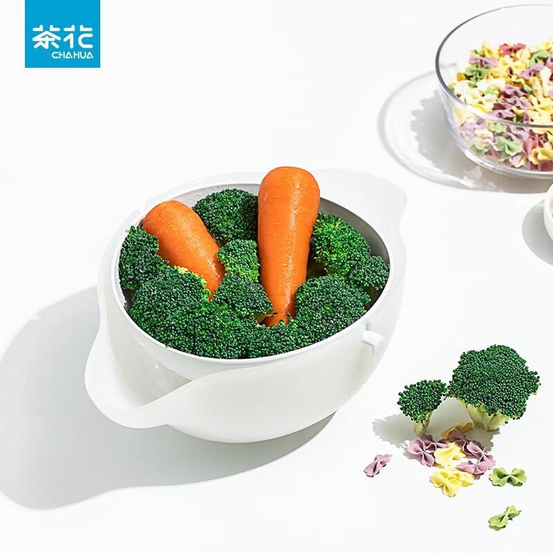 

Camellia Antibacterial Double-Layer Drain Basket