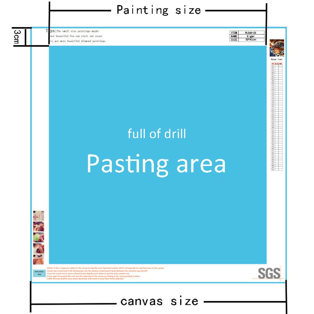 Tower DIY 5D  Embroidery Cross Crafts Stitch Art Decor Kit