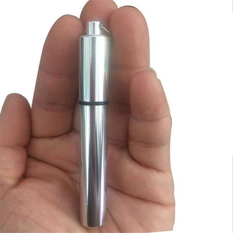 1 Piece Aluminum Alloy Portable Rustproof Stand For Toothpick Outdoor Household Travel Seal Storage Container Box Holder Case
