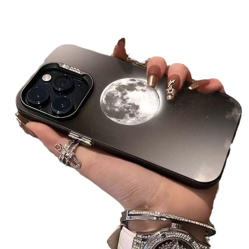 Moon Scene Phone Case for iPhone 12-17 & 15 Pro/14/13