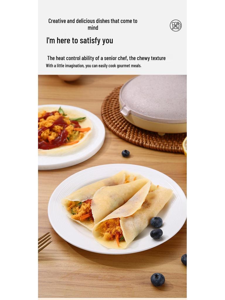 European Thin Pancake & Meat Grill Maker: Multi-functional, For Spring Roll & Thousand-Layer Wrapper