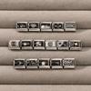 Y2K Creative Black Series Sun Moon Eye Heart Star Sunflower Cat Italian Charm Links Fit 9mm Stainless Steel Bracelet DIY Making