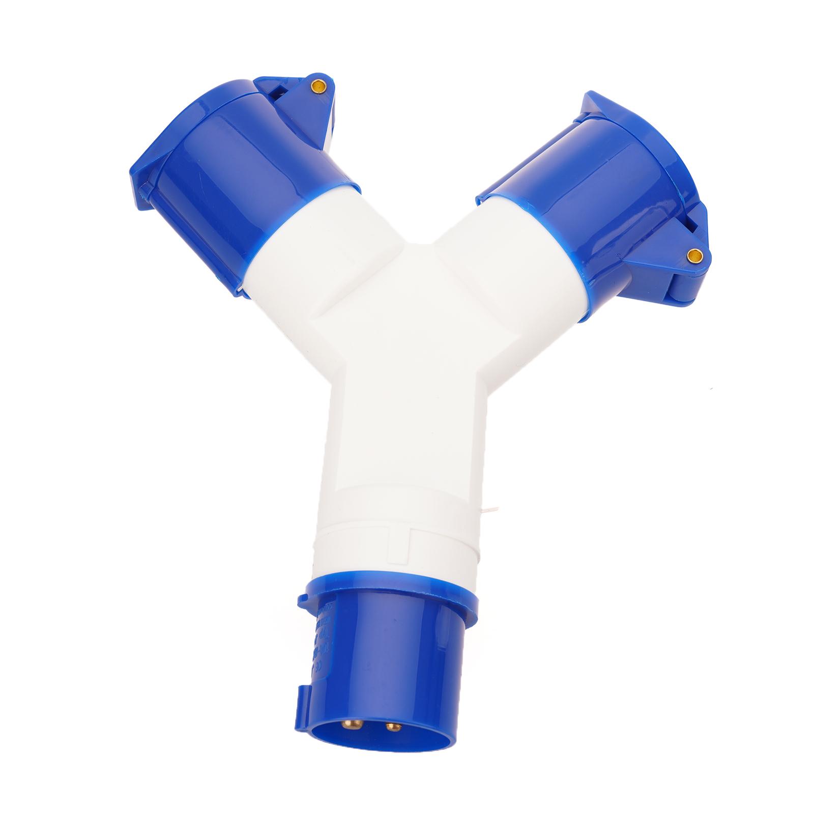 

16A 220V IP44 2-сторонний кабельный штекер-разветвитель Водонепроницаемый IP44 Штекерный разъем Розетка 3-контактный Промышленный штекер для кемпинговой палатки 16A