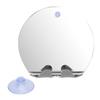 Fogless Shower Mirror Round Shape Anti Fog Wall Hanging Bathroom Shaving Mirror with Suction