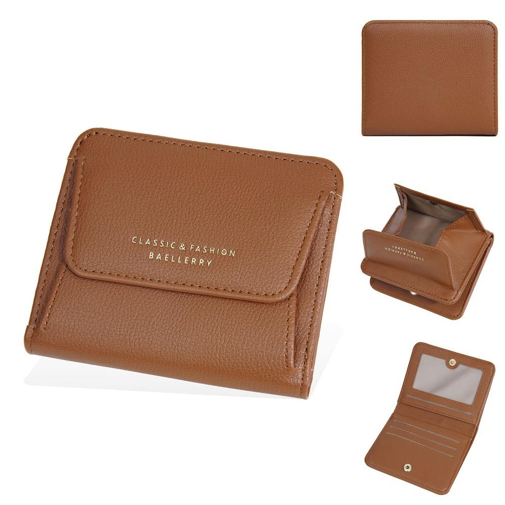 Elegant Women Short Wallet Large Capacity Bank/ID/Credit Card Bag Brand Female Purses  Evening Out