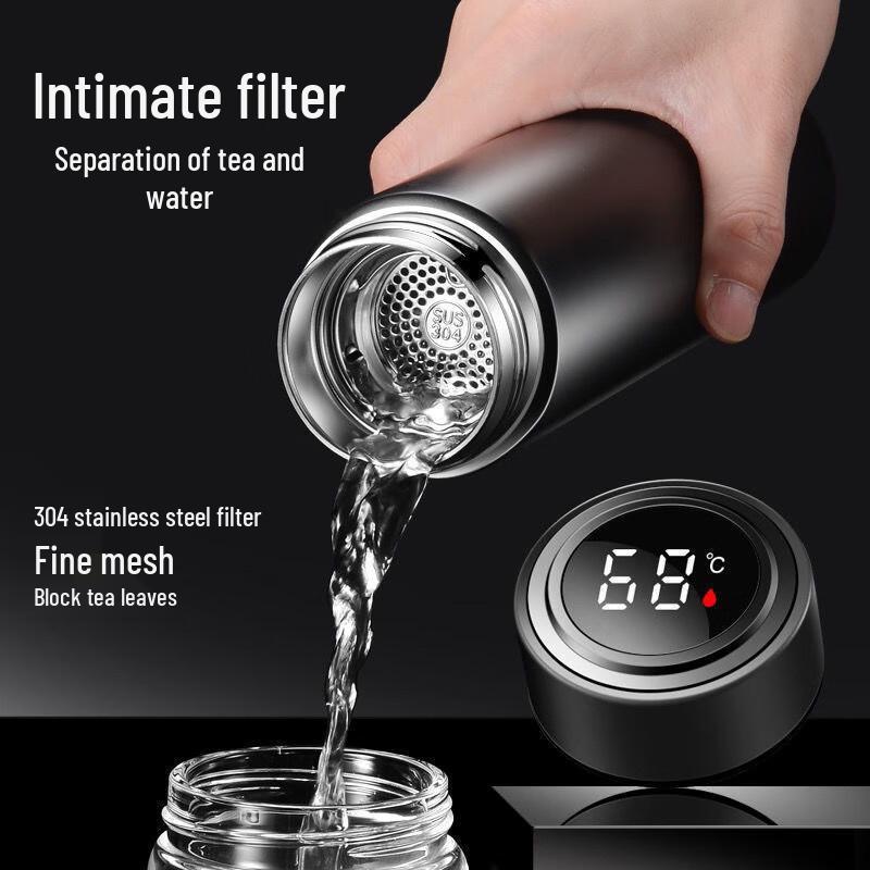 

MOZHOU Smart Temperature Display 304 Stainless Steel Thermal Mug