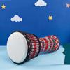 8 Inch Portable African  Djembe Hand  with Colorful Art Patterns Percussion Musical Instrument Hand  African