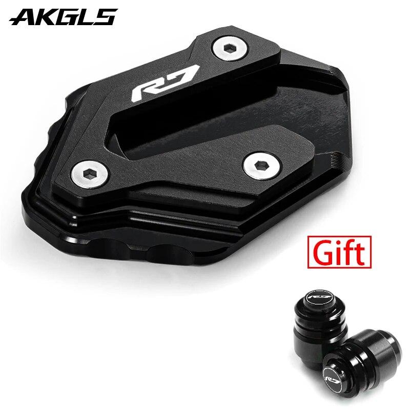 For YAMAHA R7 YZF-R7 YZF R7 R 7  2022 2023 side bracket extension pad bracket plate enlargement and tire air valve cover