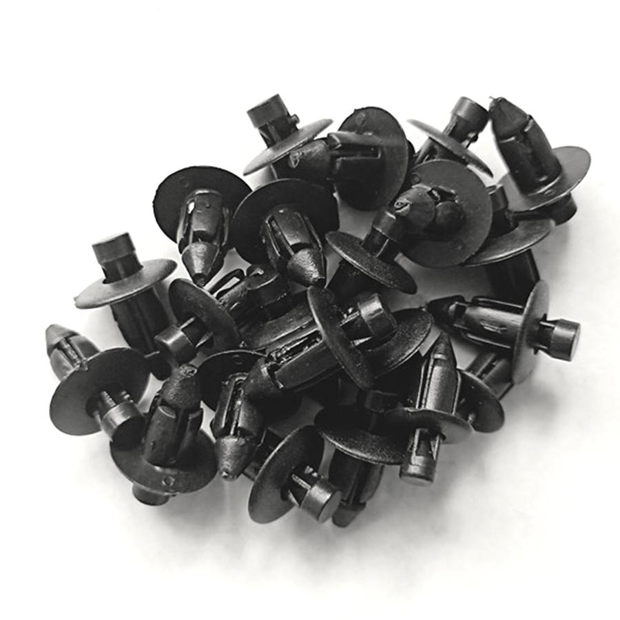 New 80Pcs Motorcycle ATV Fairing Bolts Bodywork Push Pry Rivets Nylon Fastener Clips