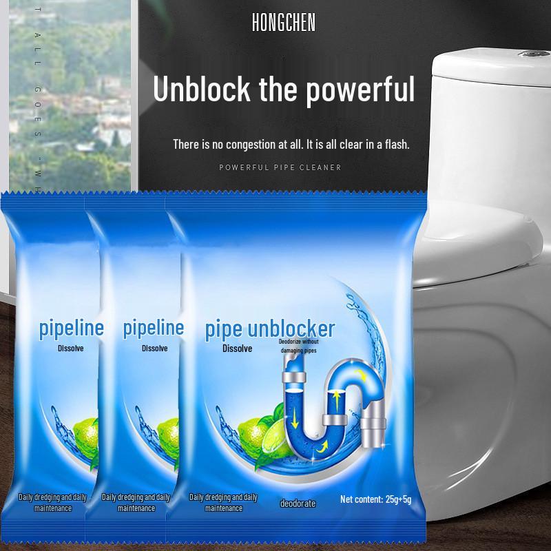 Leistungsstarker Rohrreiniger für Küche & Toilette - Kanaldeodorant & Reiniger