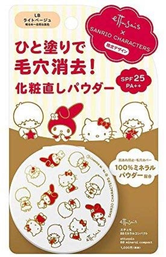 

Ettusais BB Минеральная Компактная Пудра Sanrio Коллекционная Упаковка LB От Светлого до Натурального Оттенка Кожи (Светло-бежевый, Тон) SPF25/PA++
