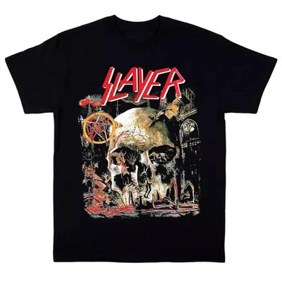 Vintage Slayer Kapela Hudební Turné Bavlna Černá S 5XL Tričko