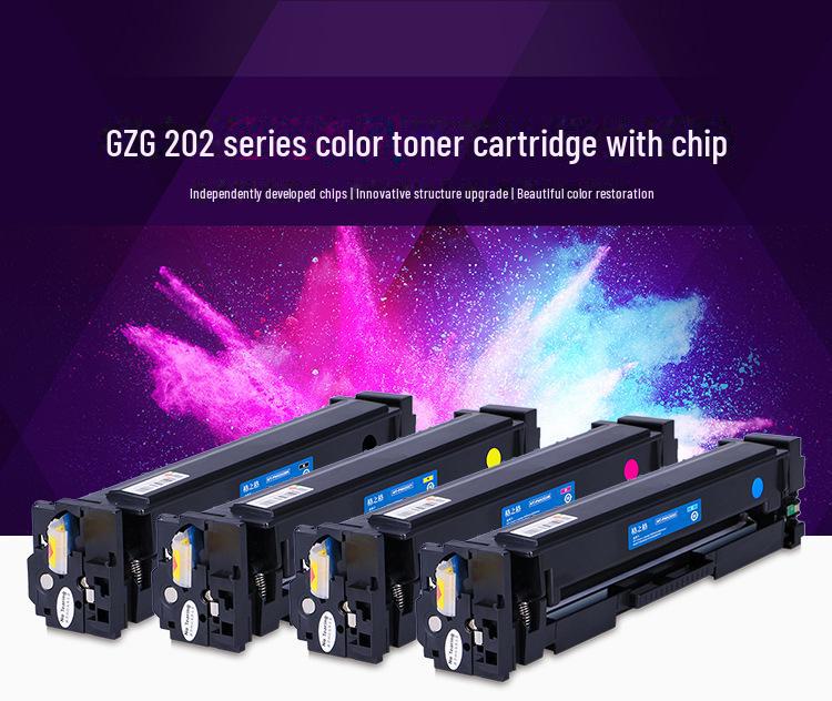 Gezhige Compatible Toner for HP CF500A M254dw/M254nw/M281fdn/M280nw 202A