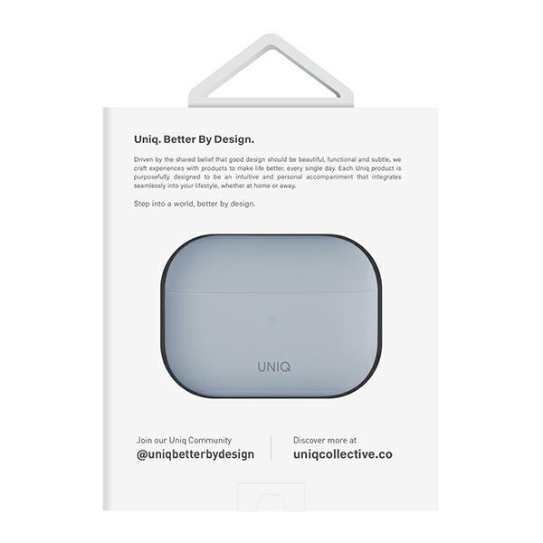 UNIQ Lino AirPods Pro 2 genSilicone Case (2022/2023) Blue/arctic Blue
