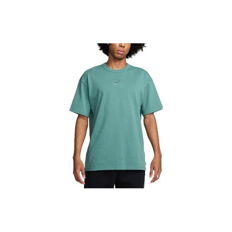 New Nike Sportswear Essentials Series Premium T Shirt Men's Green DO7392-361