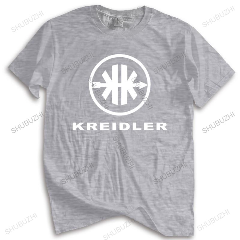 Mens Summer Cotton Tshirt Loose Tops Kreidler Logo Fashion Tees Male Brand Teeshirt Unisex Tshirt Teenagers Cool Tops