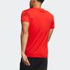 Adidas Aeroready Aero 3S Tee Striped Casual Crew Neck Short Sleeve T-Shirt Men Tops Bright-Red GM0661