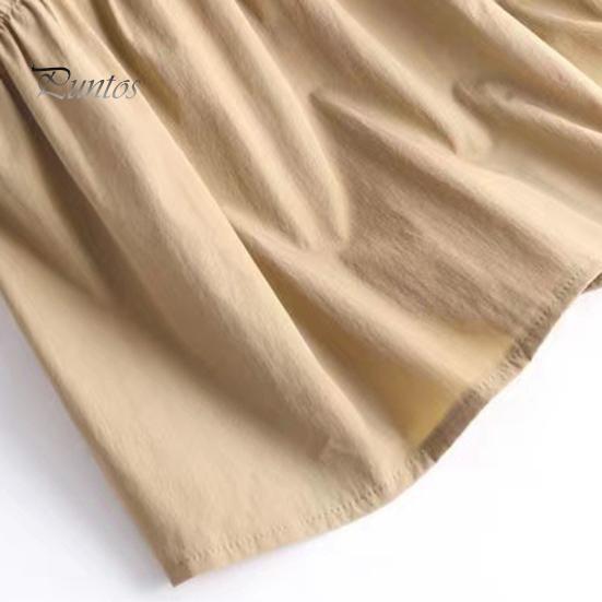 Damen Midirock, elastischer hoher Taillen-A-Linien-Langer Rock mit Taschen, einfarbig, dünner Stil, schlankmachender Designrock