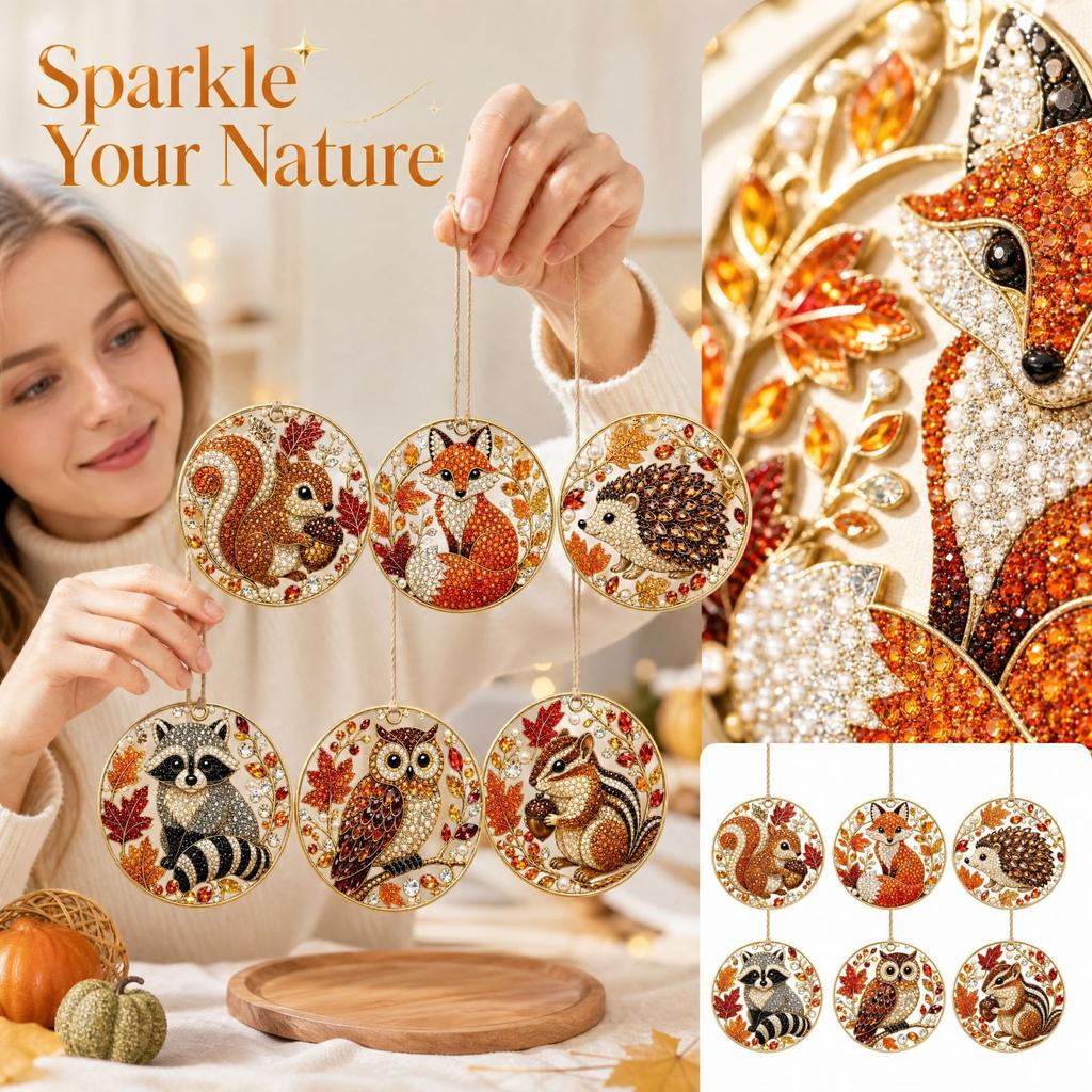 Fall Hanging Ornament Set for Seasonal Home Decor
