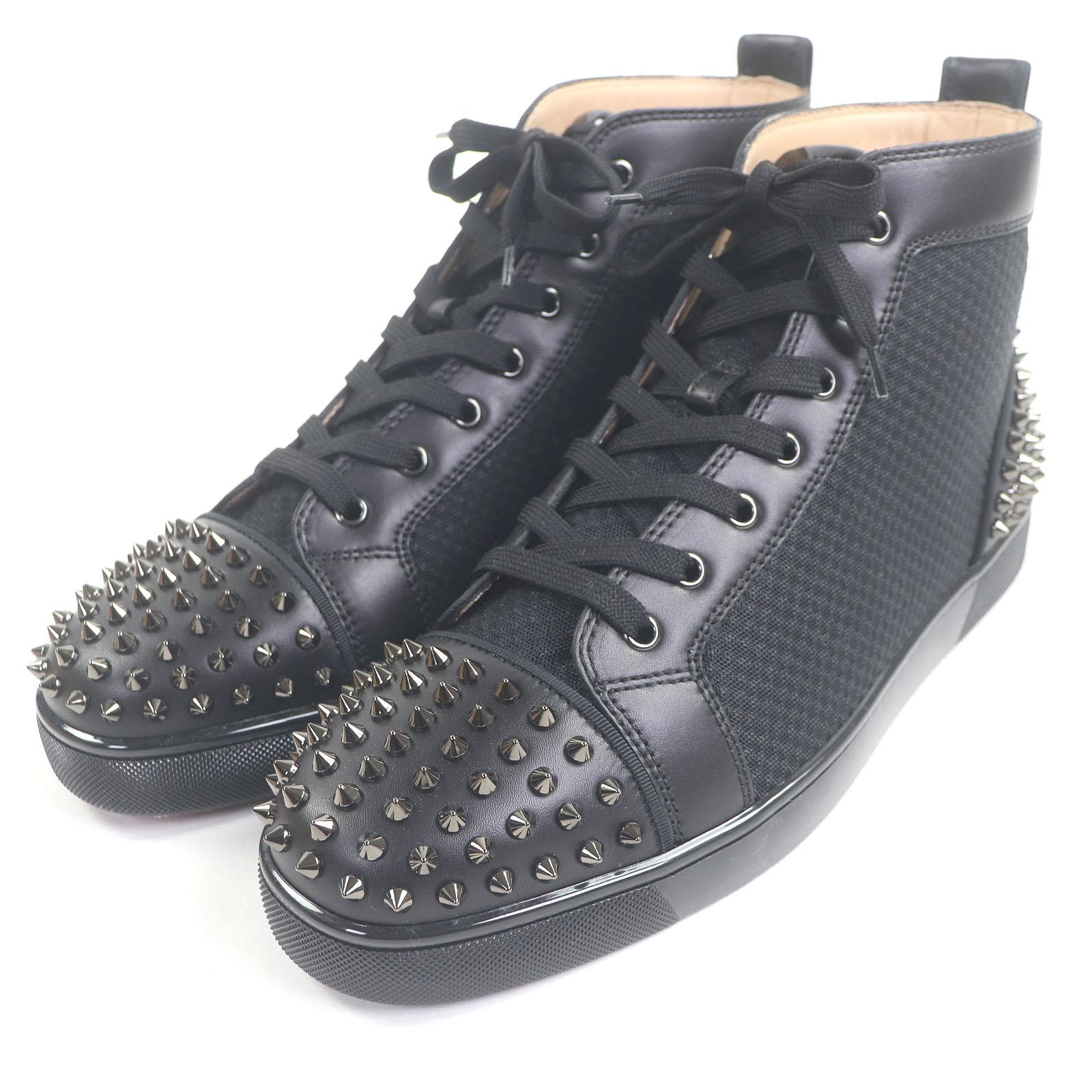 

Pristine Christian Louboutin High cut sneakers LOU SPIKES 2 FLAT Used