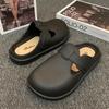 Chinelo Rasteirinha Leve Feminino Primavera/Verão com Furos: Estilo Outdoor Simples, Confortável, Casual