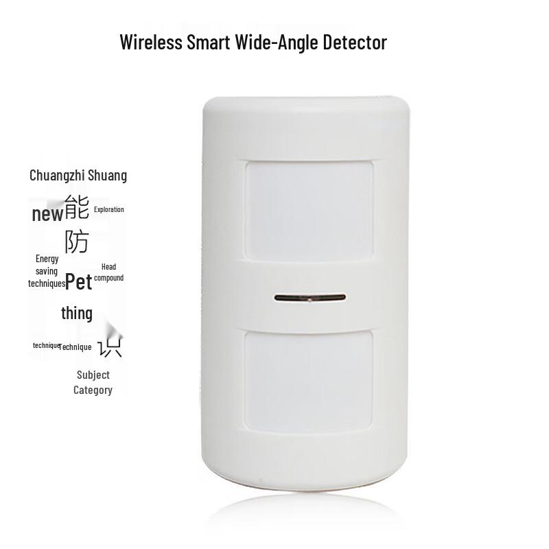 BIAYAZ DPK Wireless Pet-Immune Dual-Probe Infrared Detector CN plug (adapter included)