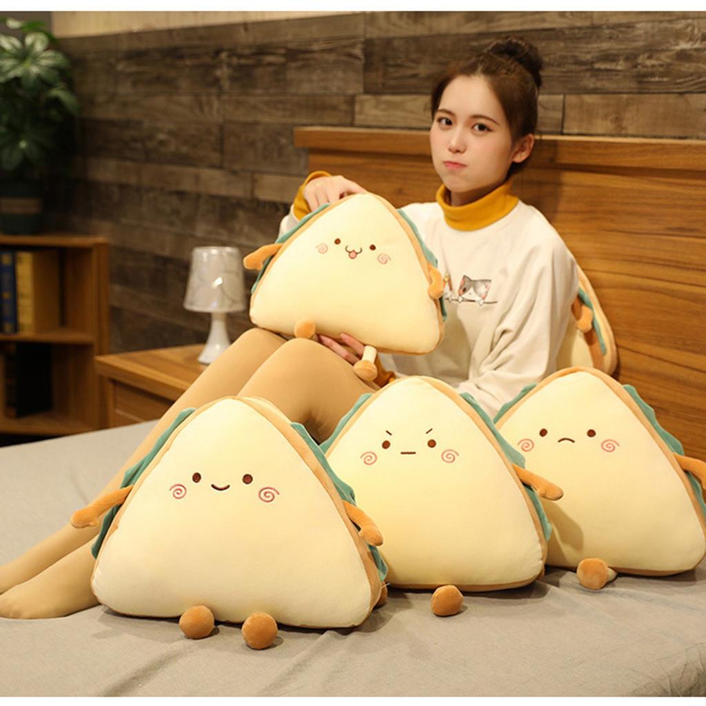 Oreiller Poupée Pain Grillé En Peluche – Jouet Doux Et Drôle, Décoration Et Copain Câlin Pour Tous Les Âges