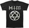 Him H.I.M Heartagram T-Shirt Mens Unisex Black Tees