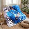 Kevin De Bruyne Theme Blanket Soft Flannel Blanket Plush Throw Blanket Cozy Sofa Bed Blanket for Home Decor