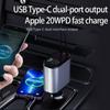 120W 4 v 1 Nabíječka do auta Zatahovací adaptér zapalovače cigaret do auta Kabel rychlé nabíječky USB typu C Pro IPhone Xiaomi Samsung