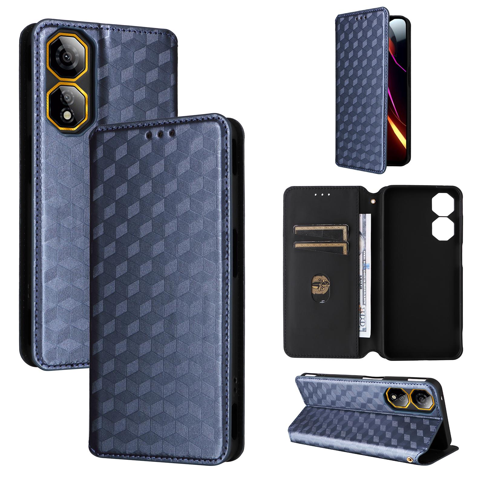 

Чохол-книжка для ZTE nubia Neo 2 зі штучної шкіри, захист всього корпусу [Блокування RFID], чохли для телефону, обкладинка-гаманець for ZTE nubia Neo 2 синій