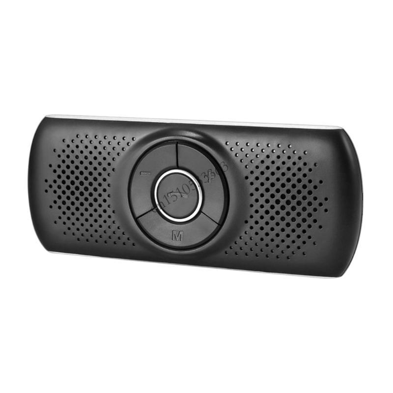 

090E Hands Car bluetooth-compatible Speaker Vehicle Device ABS for Calls & Music Enjoyment срібний
