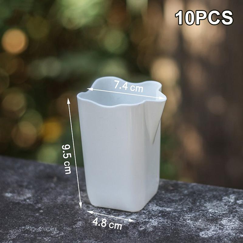 Self Watering Transparent Nursery Pots Mini Planters for Seeds Herb Growing Home or Classroom
