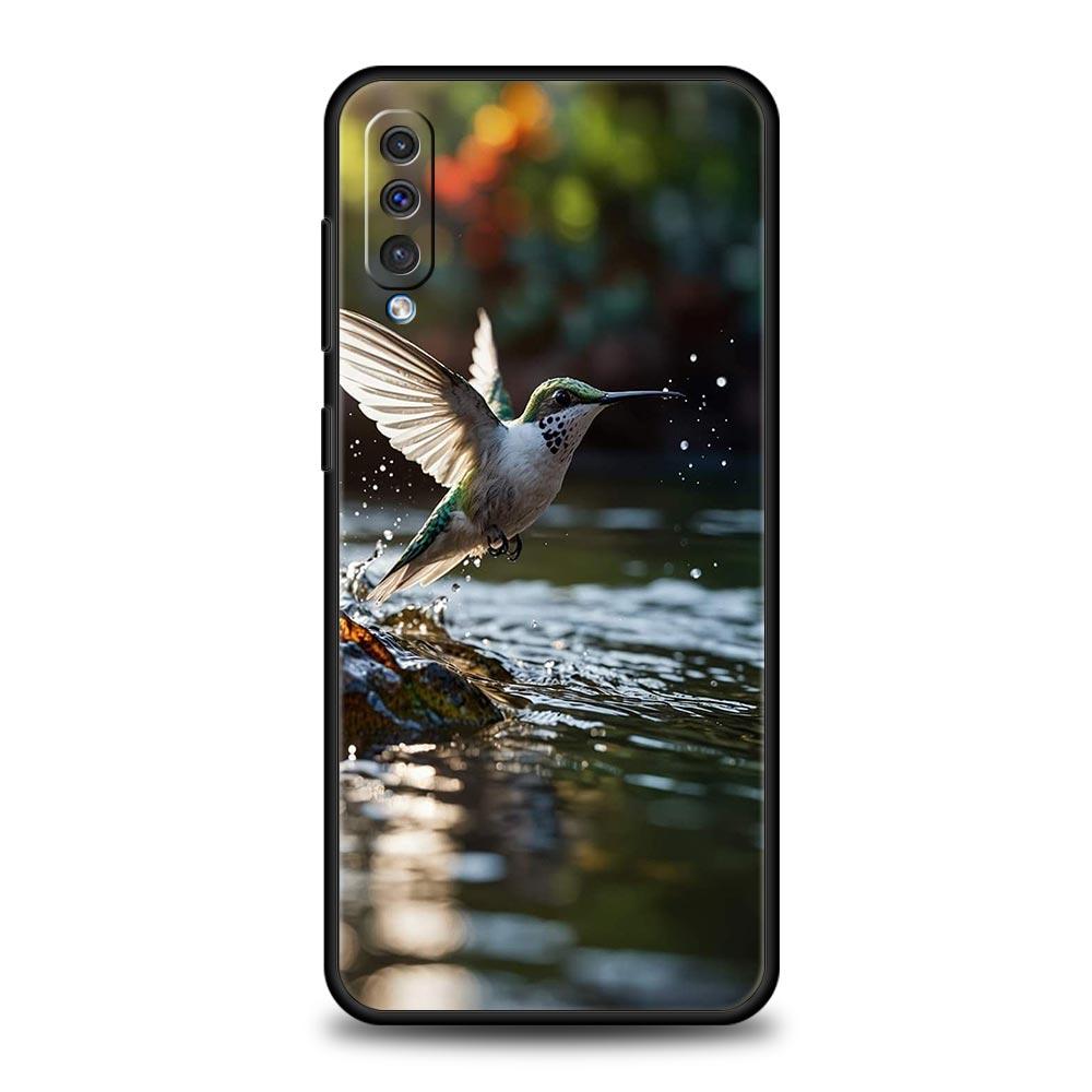 Hummingbird Phone Case For Samsung Galaxy A56 A36 A26 A34 A17 A16 A06 A14 A12 A54 A72 A70 A30 A24 A22 A20e A52 A50 A40 A32 Cover