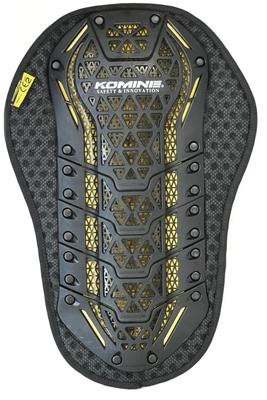 CE Level 2 Back Inner Protector for Motorcycles Black L 1239 CE Standard Level 2 SK-829