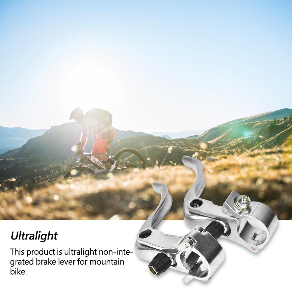 New 2Pcs Aluminum Alloy 24mm Mountain Bike Disc Brake Handle Level Cycling Accessory Bike Brake Lever Brake Accessories